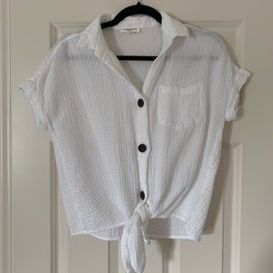 Casual button-down T-shirt
